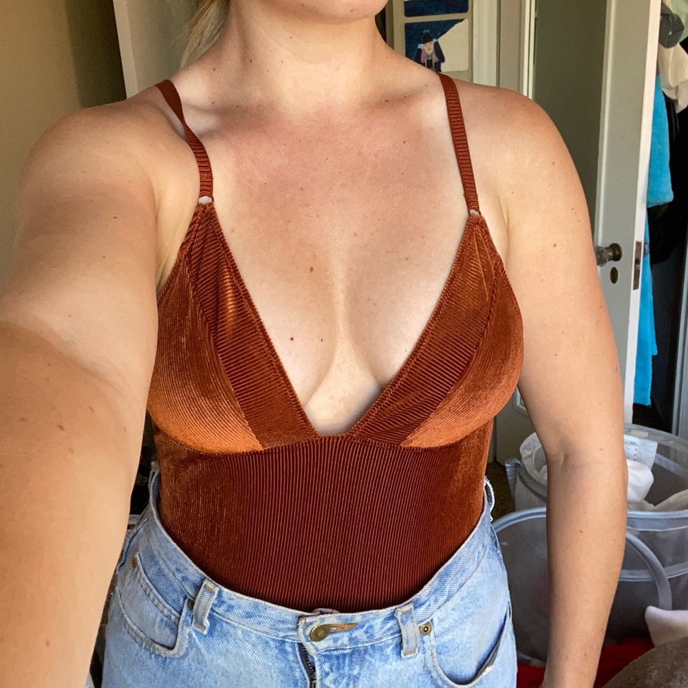 Urban outfitters burnt orange bodysuit